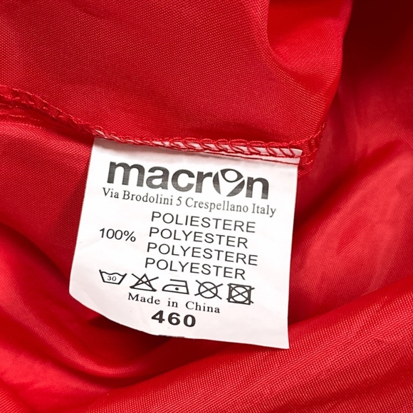 Vintage Macron SC Braga 2010-2011 Warmup Pullover Windbreaker Jacket Mens Small - Picture 11 of 12